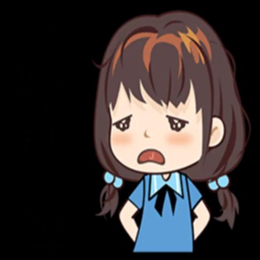 藍衣領結女孩 no.2