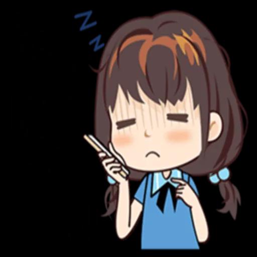 藍衣領結女孩 no.2