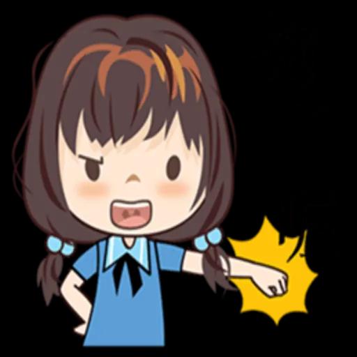 藍衣領結女孩 no.2