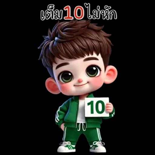 เด็กชาย : ชุดสีเขียว (ใหญ่)