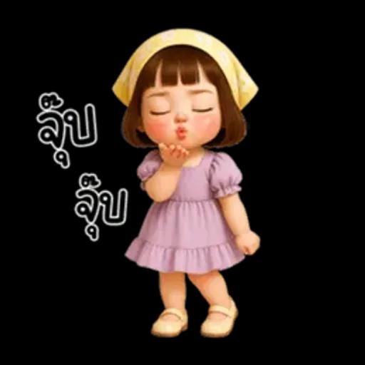 Anda little cute girl