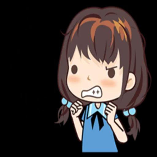 藍衣領結女孩 no.1