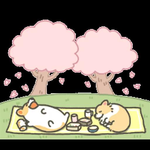 一日一柯基春日篇 (1 corgi 小小柯基) @kal_pc