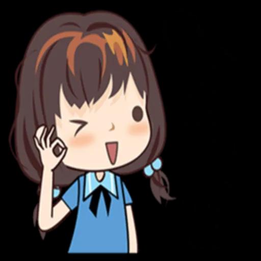 藍衣領結女孩 no.2