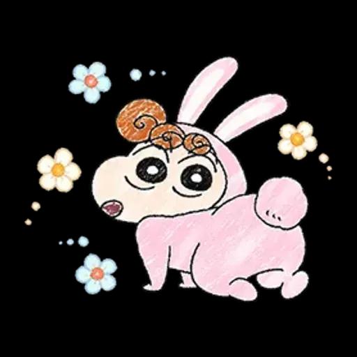 【中文】蠟筆風小新溫馨貼圖♪