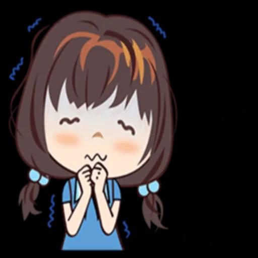 藍衣領結女孩 no.1