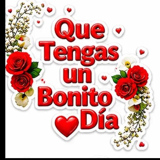 Pegatinas de buenos días