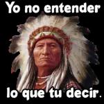 Yo no entender lo que tu decir.