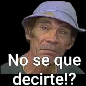 No se que decirte!? - getsticker.com