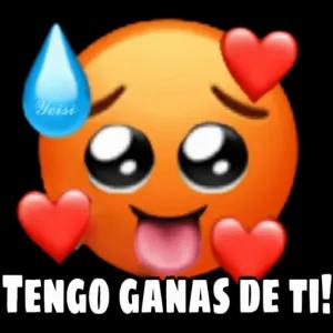 Yeisi TENGO GANAS DE TI! - getsticker.com