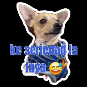 Ke seriedad la tuya - getsticker.com