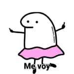 muy bien pues, me largo