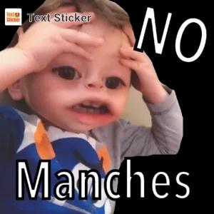 NO Manches - getsticker.com