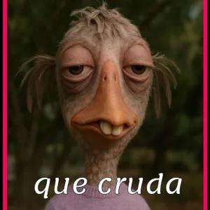 que cruda - getsticker.com