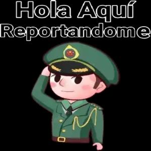 Hola Aquí Reportandome - getsticker.com