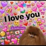 I love youSo heckin muchBoop