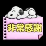 【中文】Snoopy♡立體貼圖