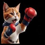 拳擊貓咪的日常喔喔叫