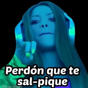 Perdón que te sal-pique @Harley Stickers - getsticker.com