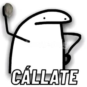 CÁLLATE - getsticker.com
