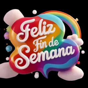 Feliz fin de semana - getsticker.com