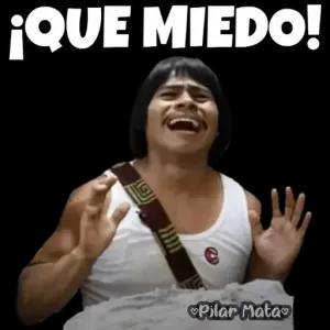 ¡Que miedo! - getsticker.com