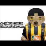 Te quiero mucho Almirante Brown 2011 TARJETA TOS 