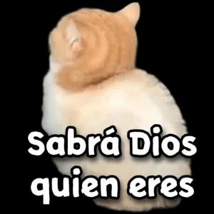 Sabrá Dios quien eres - getsticker.com