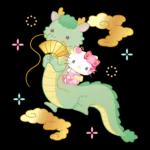 Hello Kitty 新年貼圖2024