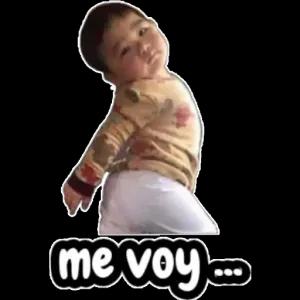 me voy...  - getsticker.com