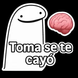 Toma se te cayó - getsticker.com