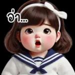 cute kindergarten girl v.3