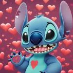 cute Stitch's love