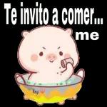 Stickers de cerdo animado