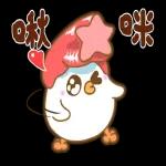 Q彈麻糬黑白雞 - 雞言鳥語(日常實用動動貼)