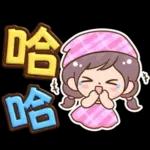 媽媽媽媽用_3D超大字(亮彩)格紋女孩