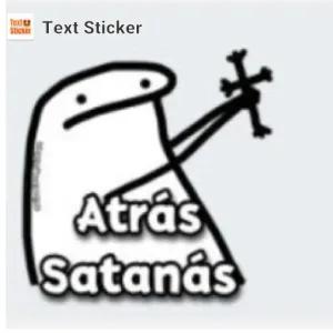 Atrás Satanás - getsticker.com