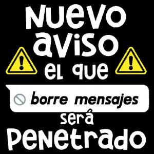 Nuevo aviso el que Oborre mensajes será PeNetrado - getsticker.com