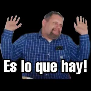 Es lo que hay!  - getsticker.com