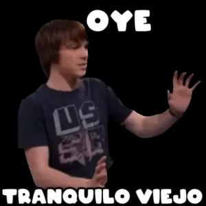 oye tranquilo viejo - getsticker.com