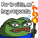 Por lo visto, no hay respuesta