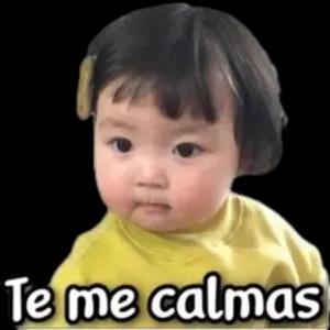 Te me calmas - getsticker.com