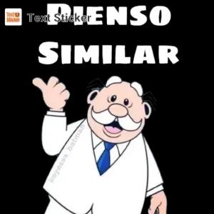 PIENSO SIMILAR - getsticker.com