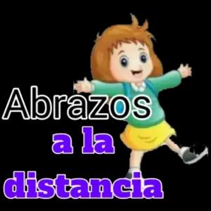 Abrazos a la distancia - getsticker.com