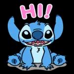 Stitch (Happy Respect Text)