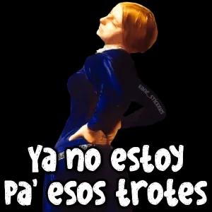 Kalle Stickers Ya no estoy Palesos trotes - getsticker.com