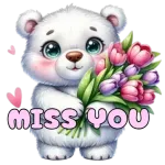 Cute bear stickers