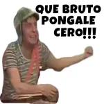 QUE BRUTO PONGALE CERO!!!