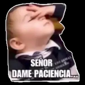 SEÑOR DAME PACIENCIA... - getsticker.com