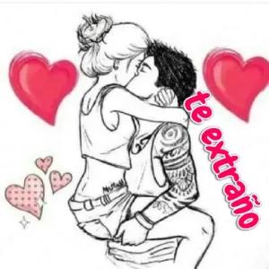 te extraño - getsticker.com